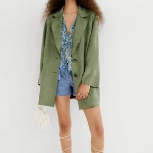 Zara- Faux suede jacket